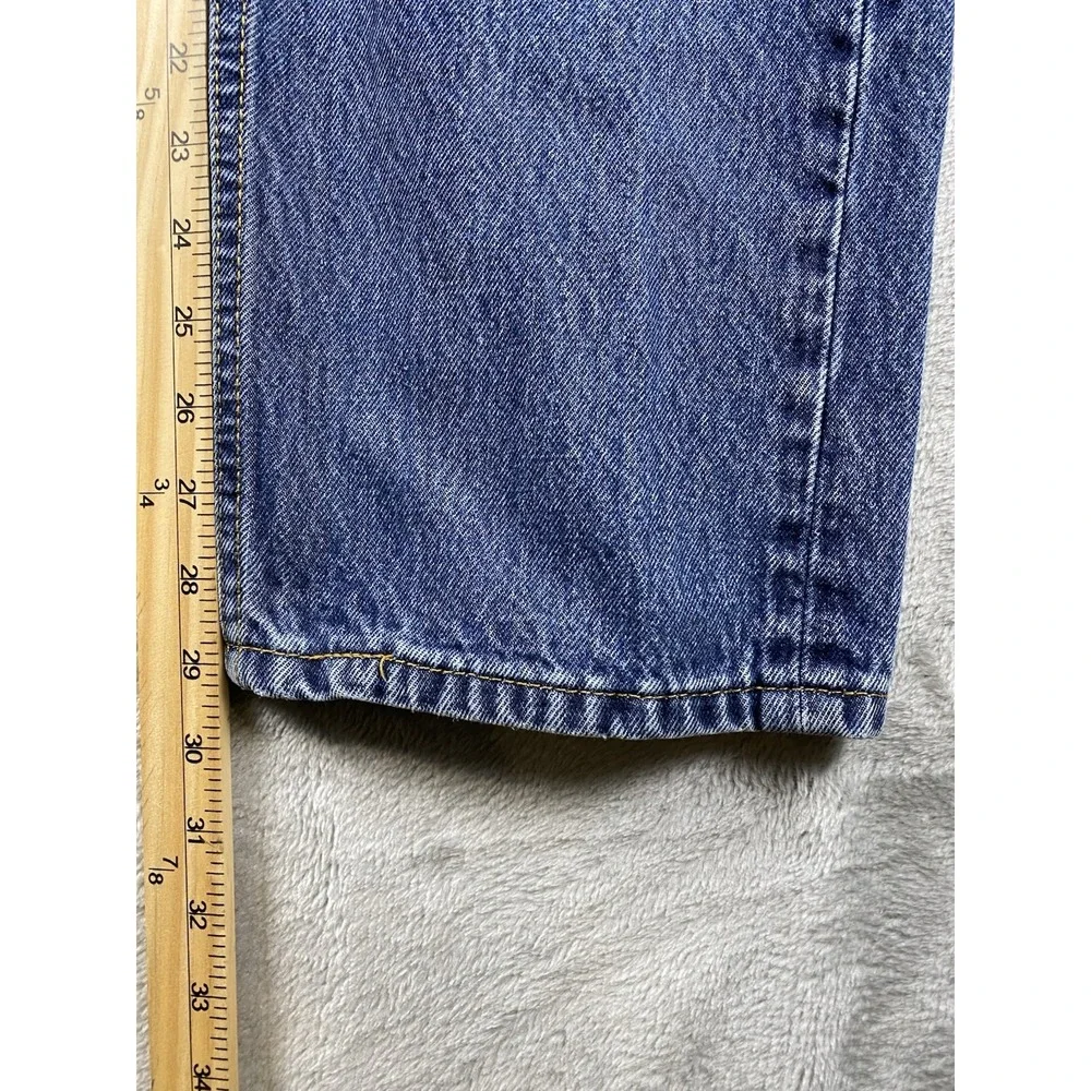 Levi's 505 Men's Jeans 34x30 Straight Leg Y2K Vintage‎ Zip Fly Denim Blue